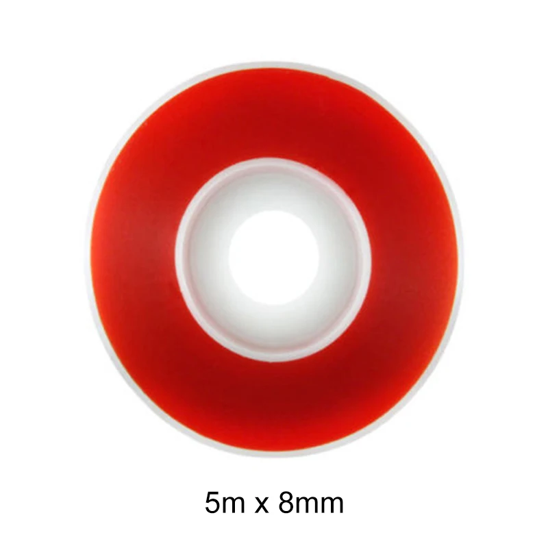 8MM Двухсторонняя длина 5 м 3-35 мм прозрачная акриловая пенопластовая клейкая лента без следа для телефона стекло экрана с ЖК-дисплеем клейкая лента для планшета - Цвет: 8MM