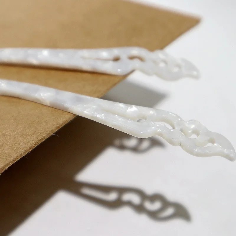 Модные ацетатные палочки для волос еды в китайском стиле Винтажные заколки