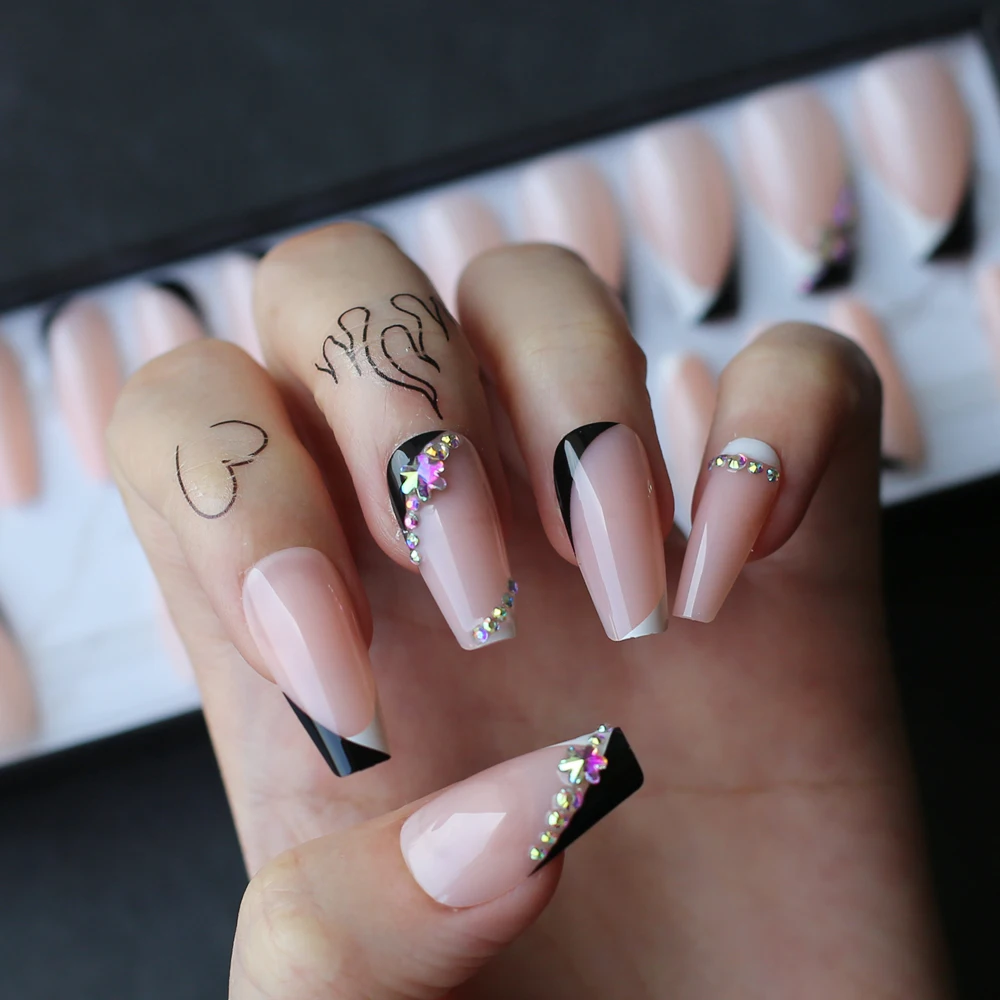 On False Nails Custom Logo Box New