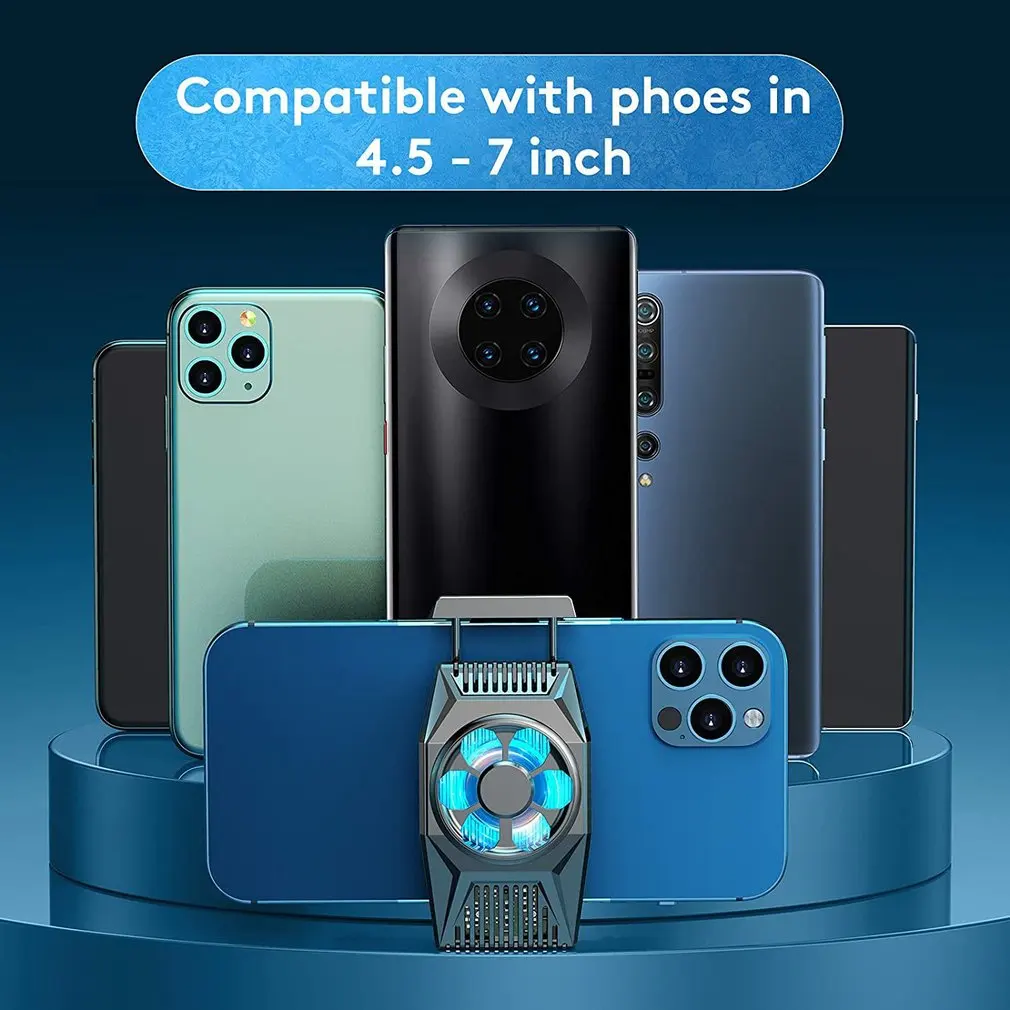 

Cooler For Mobile Phone Phone Cooler Smartphone Cooler Radiator For IPhone Gaming Semiconductor Heatsink Phone Cooling Fan