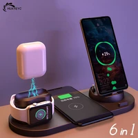 NEW Wireless Charger For Apple Watch iPhone Airpods Pro Samsung Xiaomi 10W Fast Charging Stand