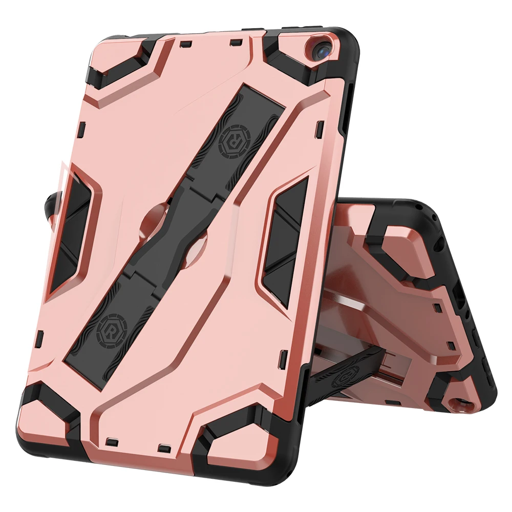 

Armor Shockproof For Amazon Kindle HD 8 Plus hd 8 2020 8.0 inch Case Silicone TPU + PC Holder Tablet For Fire HD8 Case + FilmPen