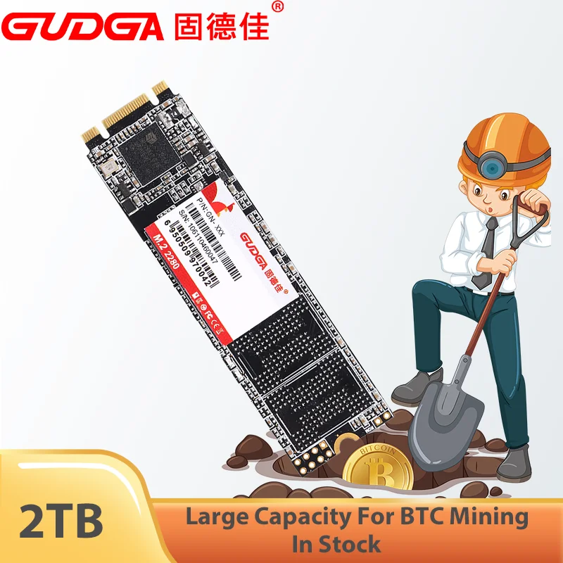 Внутренний твердотельный накопитель GUDGA Ngff Sata M2 Ssd 128 ГБ 256 512 1 ТБ M.2 2280 мм HDD X79 X99 for ssd
