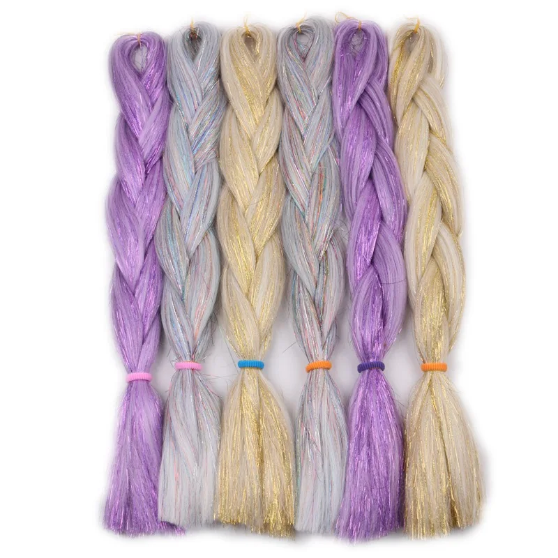 Шикарные шикарные волосы Desire for hair 24 дюйма 100 г микс синтетических косичек для