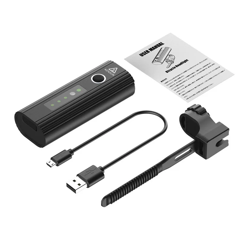 

Bicycle Front Light Usb Charging Strong Light Waterproof Led Bicycle Front Lamp Night Riding Lantern HA