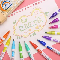 color outline pen 812 colors per set double line out line marker pen