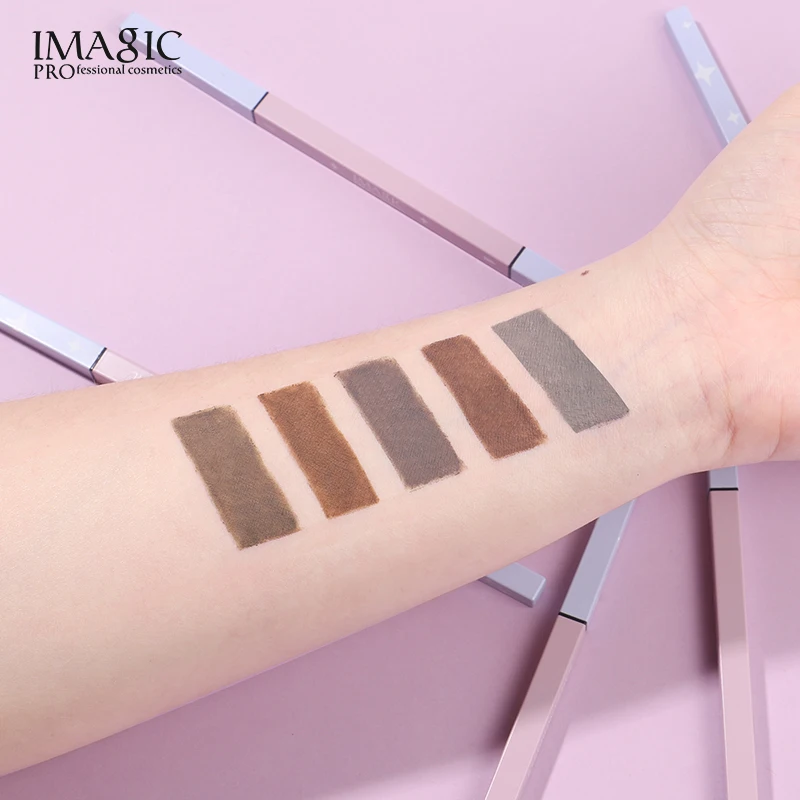 

5 Colors Eyebrow Pen Waterproof 4 Fork Tip Eyebrow Tattoo Pencil Cosmetic Long Lasting Natural Dark Brown Liquid Eye Brow