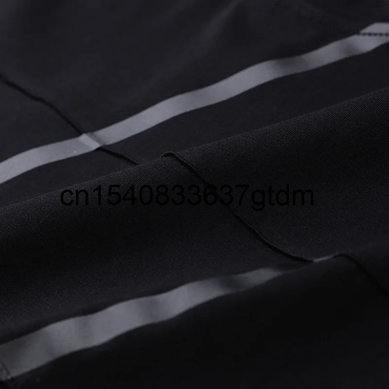 

Fat man plus large black Crew Neck Long Sleeve T-Shirt