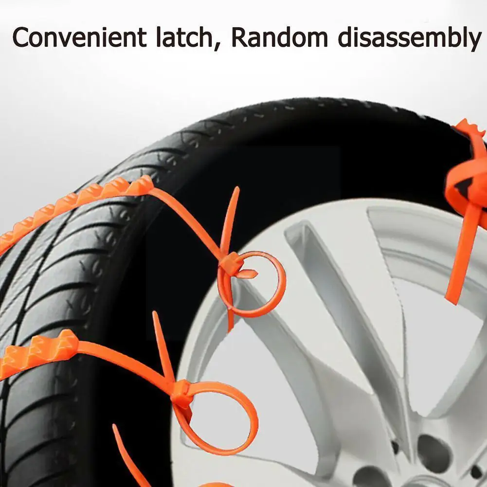 

Car Winter Tire Wheels Chains Tire Anti-skid Winter Outdoor Emergency Chains Cable Tyre Chain Belt Wheel Q2U6