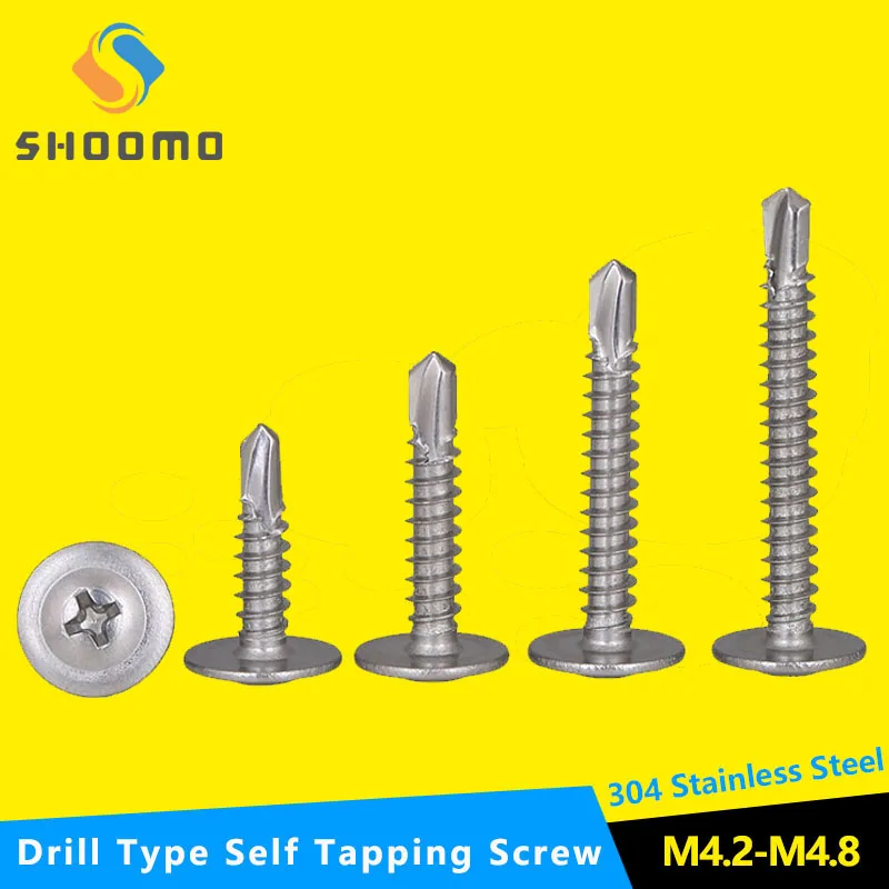 Винты с потайной головкой Ласточкин хвост саморезные винты крестовые 304 из