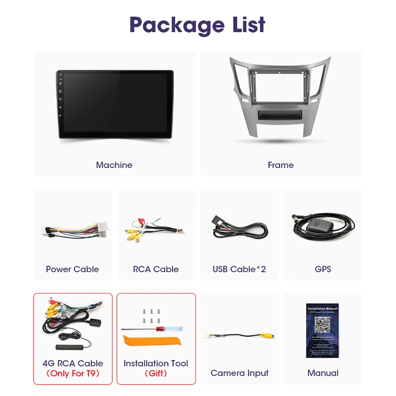 

2 Din Android 10 Car Player Stereo Audio Radio for Subaru Outback 3 Legacy 4 2009-2014 Multimedia Video Touch Screen 4G Wifi TV