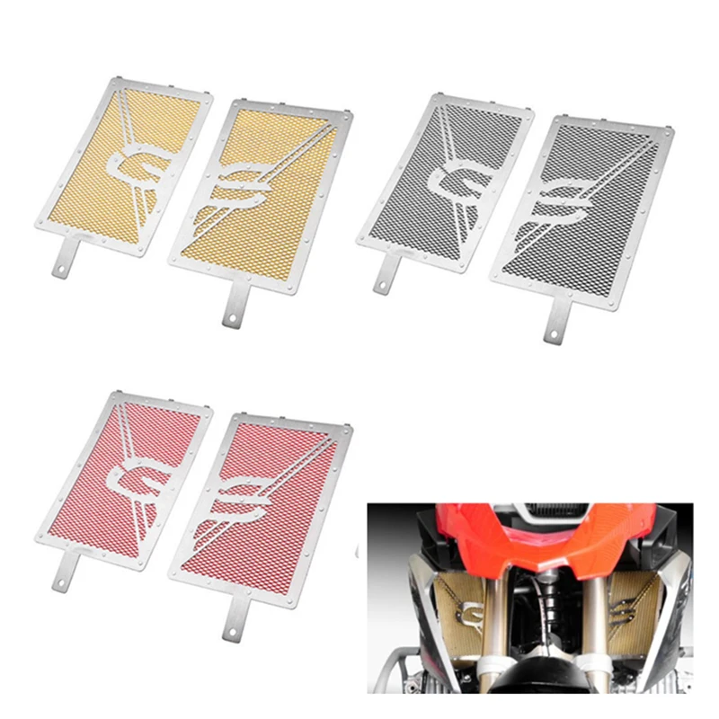 

Motorcycle Radiator Guard Stainless steel Cover Protector Guard for BMW R1200GS R 1200 GS ADV 2014 2015 Assessories