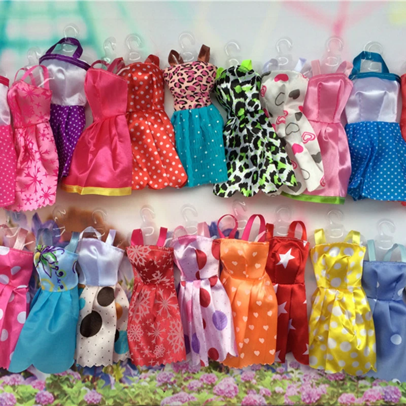 Красивое вечернее платье Ran10 разных видов ручной работы модная одежда для куклы