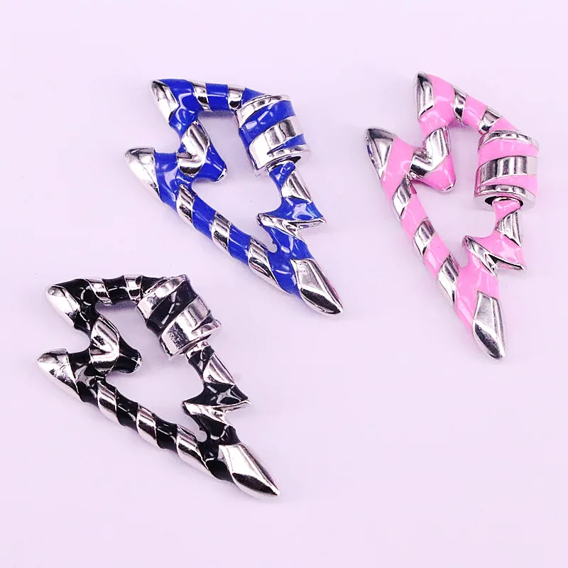 5 шт. разноцветная эмалированная застежка-молния с защелкой Золотая