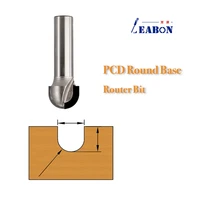 pcd round base router bit diamond round slot carving bit tool cabinet diamond wood cutter for furniture solid wood plywood