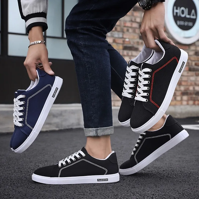 

2021 spring and autumn new men's shoes running sneakers casual men's sneakers all-match canvas shoes men