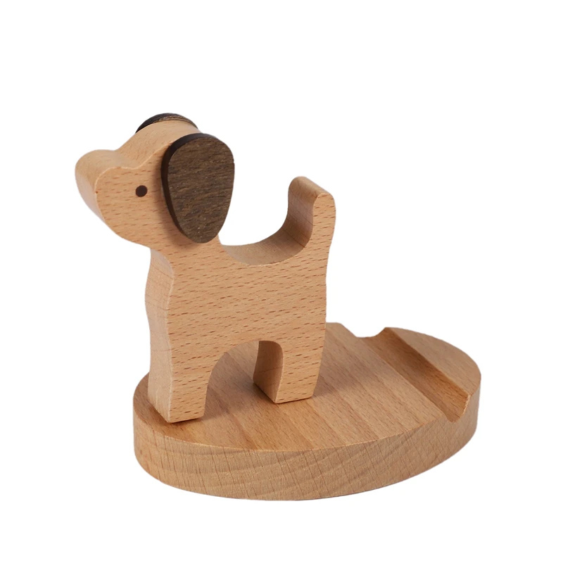 Креативные подарки портативный деревянный держатель для мобильного телефона