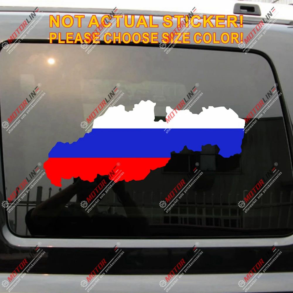 

Slovak Slovakia Map Flag Decal Sticker Slovakian Car Vinyl pick size