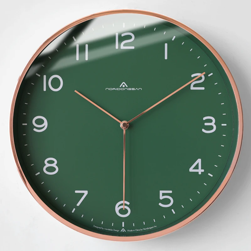 Минималистичные настенные часы в скандинавском стиле белые стильные бесшумные