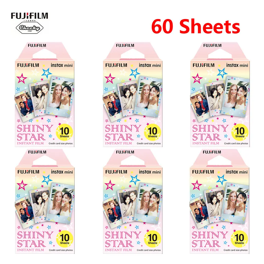 Фотобумага Fujifilm Instax Mini 10 60 листов фотобумага для мгновенной печати 8 9 7s 70 25 50s 90