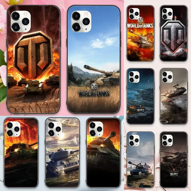 

World of Tanks Hot game Phone Case For iphone 12 11 13 7 8 6 s plus x xs xr pro max mini