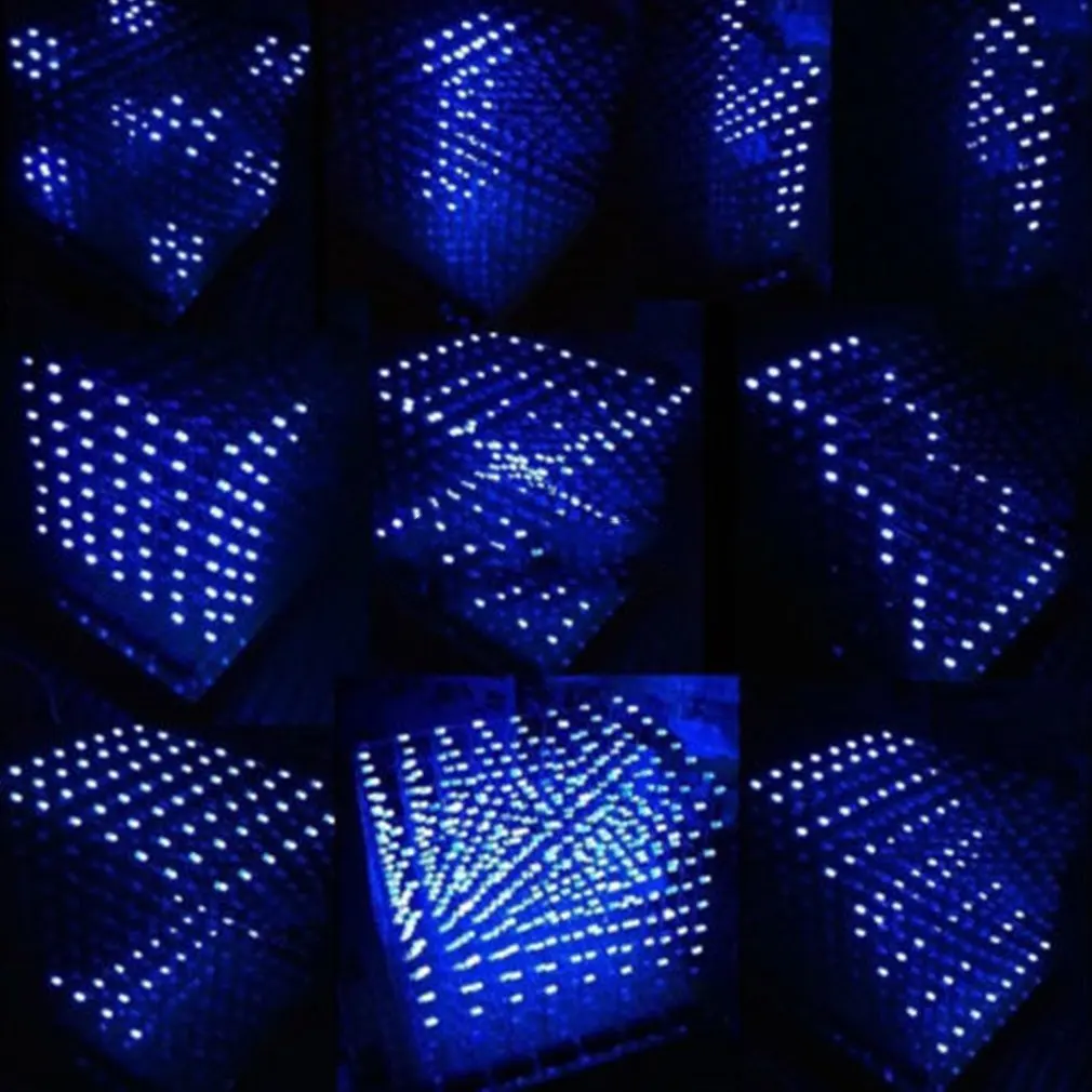 3d светодиодный Видеокуб 8x8x8 светильник новые позиции печатной платы Новинка