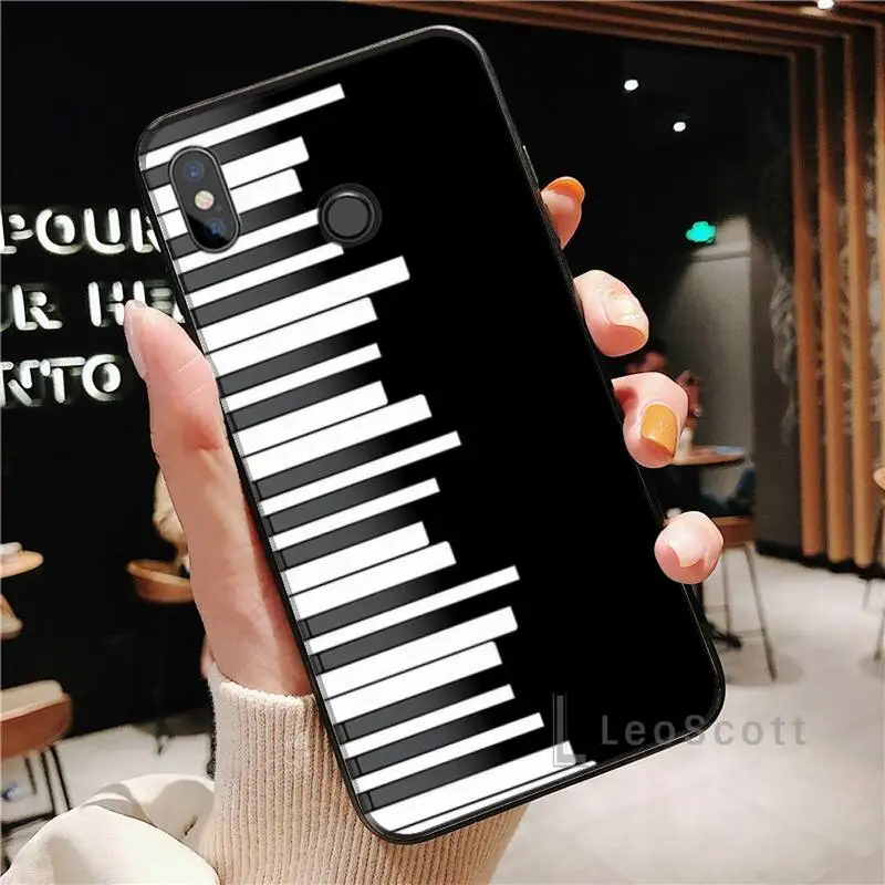 

Piano music Phone Case For Xiaomi Redmi note 4 4X 8T 9 9s 10 K20 K30 cc9 9t pro lite max