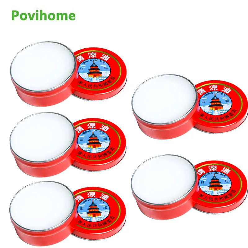 5 шт. 19 г белый бальзам с тигром холодный крем эфирное масло для артрита мышечная