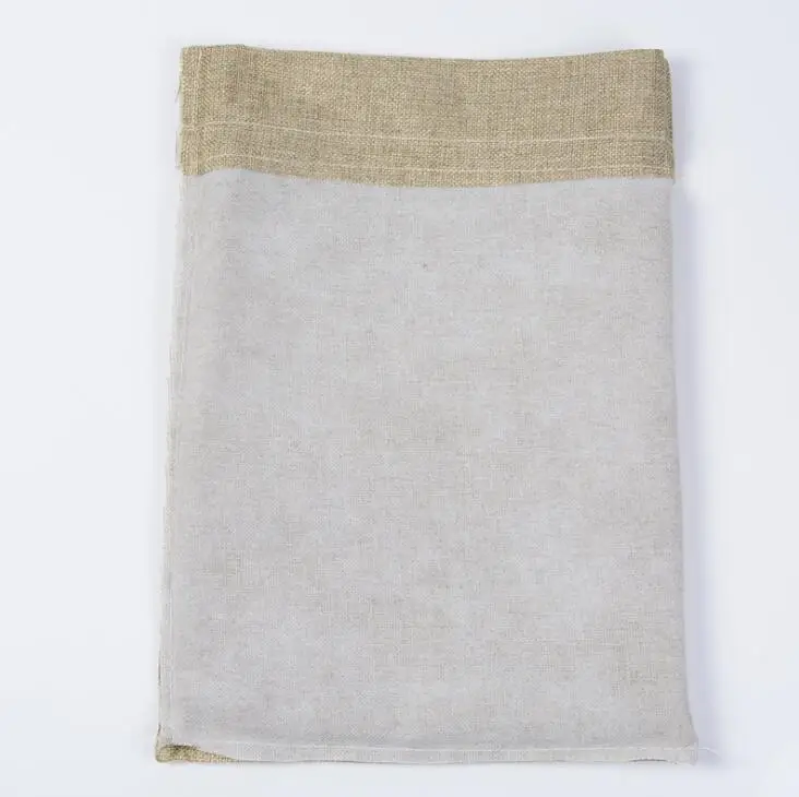 

10*14cm 100pcs Plain Brown linen jute bag drawstring bracelet necklace jewelry package bag small gift bag Wedding packaging bag