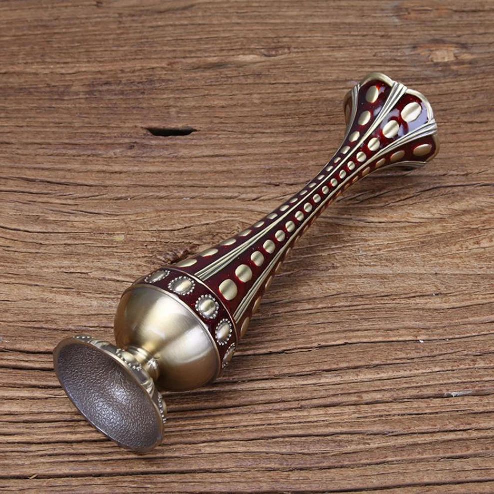 

Classical Zinc Alloy Small Vase European Modern Furnishings Creative Home Decoration Accessories Craft Vase Flower Arrangement