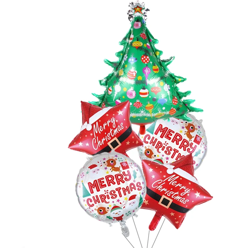 

Новая Рождественская елка, снеговик, подарок, форма старого человека, алюминиевая пленка, воздушный шар, Рождество, 18 дюймов, круглый шар, ко...