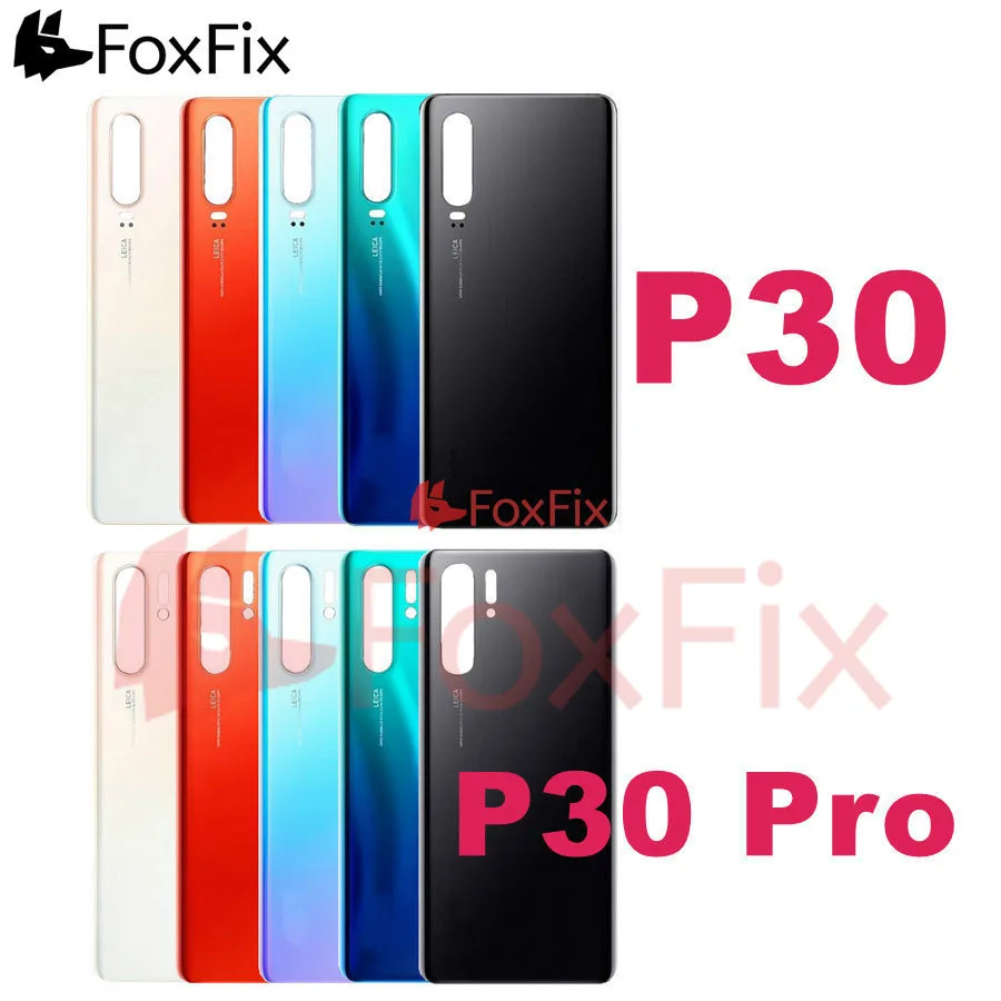 Новое заднее стекло для Huawei P30 Pro Крышка батарейного отсека P30Pro Задняя стеклянная