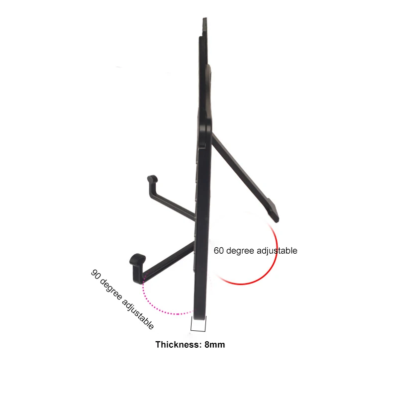 

Portable Book Holder Shelf Reading Stand Books Document Recipe Shelf Folding Cookbook Tablet Holder Organizer Rest Rack