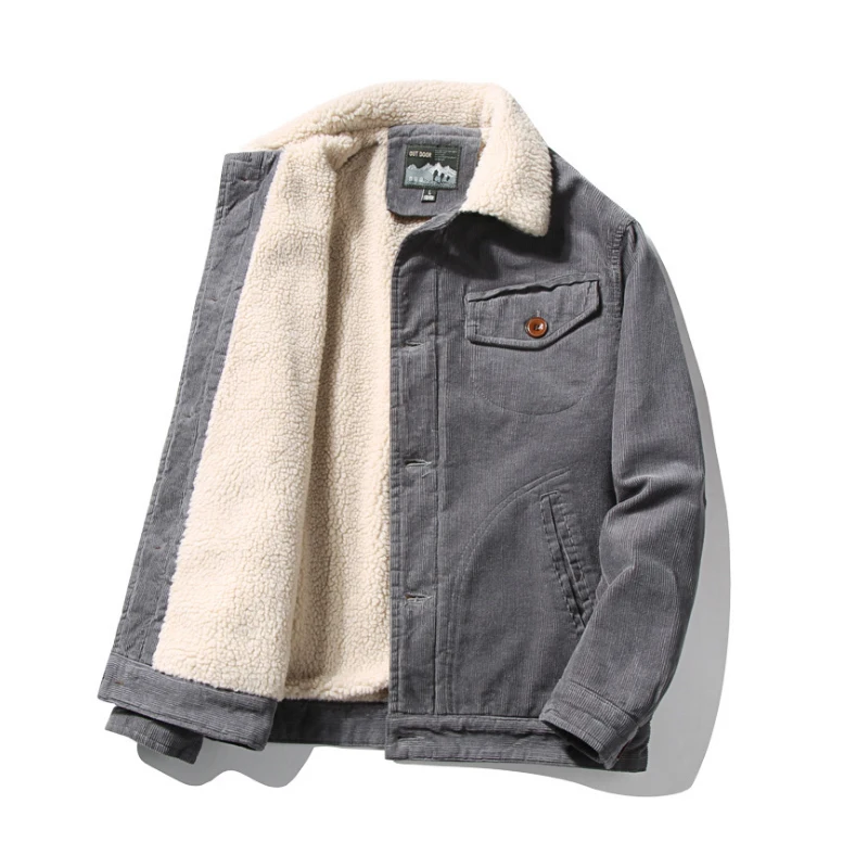 

Вельветовые куртки, пальто с меховым воротником, зимние повседневные куртки, верхняя одежда, мужская термальная куртка, мужское теплое паль...