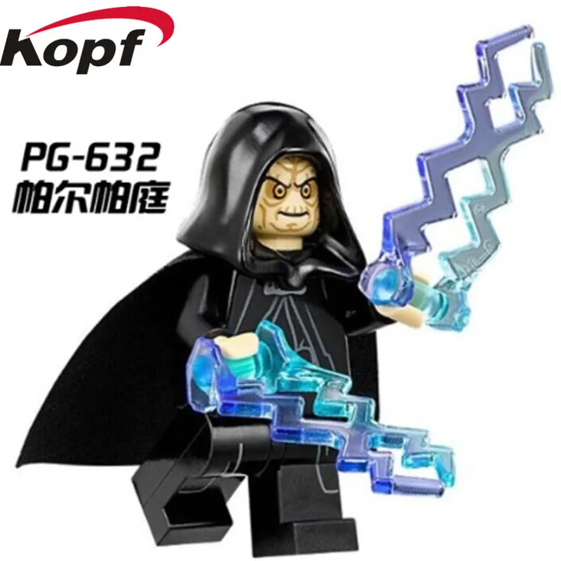 PG632 Without Box Строительные блоки войны кирпичи Дарт Вейдер йода Рей По Дамерон мандалориан Джанго Фетт драбатан фигурки для детей игрушки KF6111 - Цвет: PG632 Without Box