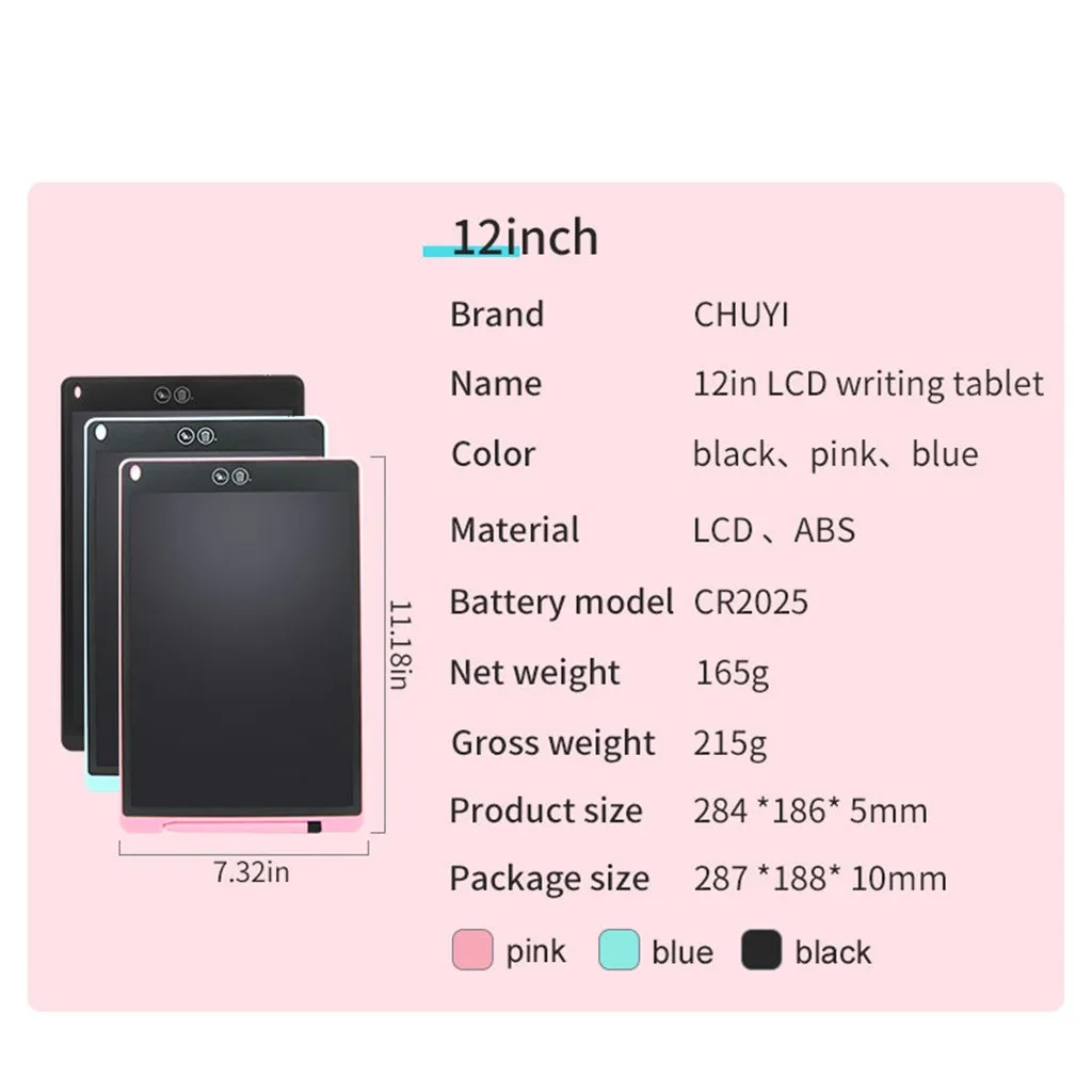 

Drawing tablet 11 Inch LCD Writing Tablet-Electronic Writing Board Magic board Doodle Board Drawing Board writing and correction