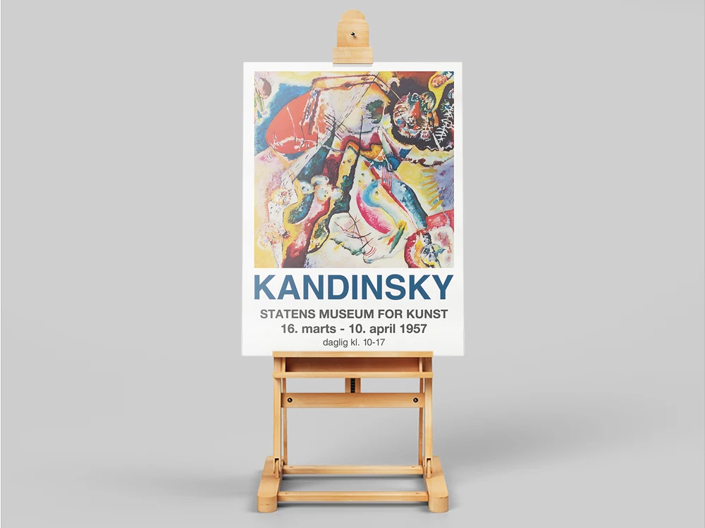 Холст Художественная печать постер художник Wassily Kandinsky геометрический