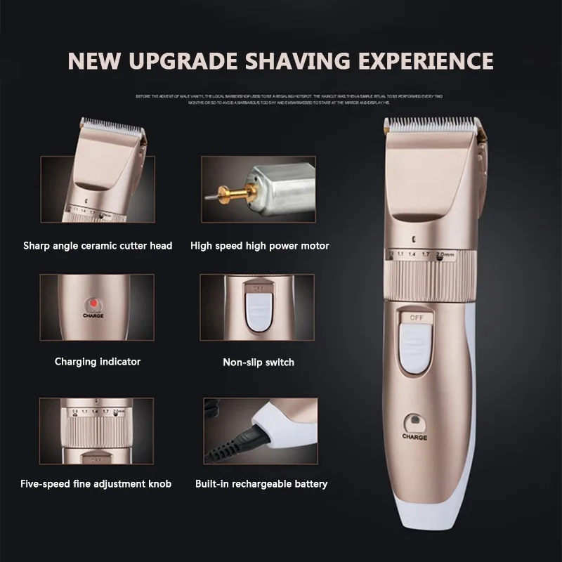 Usb зарядка электрическая машинка для стрижки волос Машинка Мужская