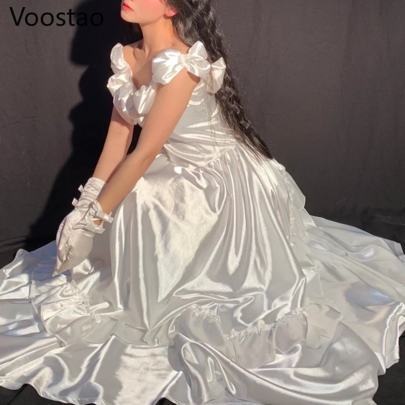 Элегантное винтажное викторианское платье принцессы женское милое длинное на