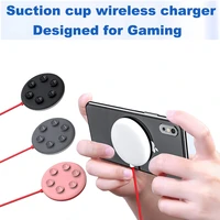 spider suction cup wireless charger for iphone xr xs max portable fast wireless charging pad for samsung note 10 9 s9 s8