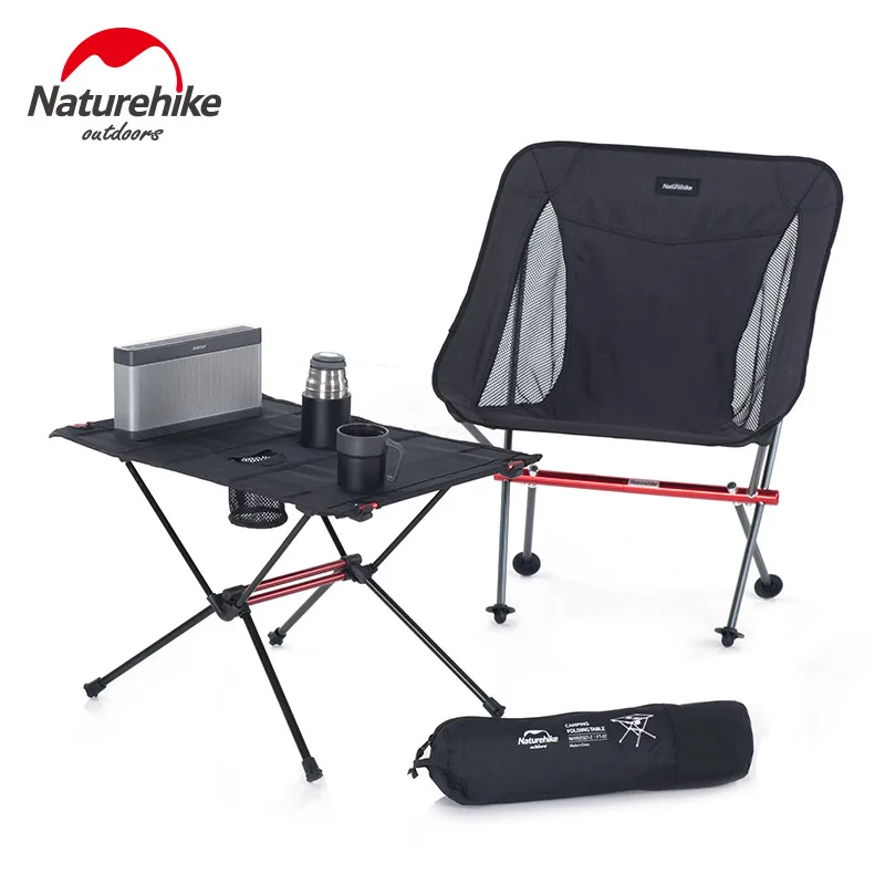 Naturehike Portable Foldable Table Camping Outdoor Furniture Tables Picnic BBQ Aluminium Alloy Ultralight Collapsible Desk  Спорт