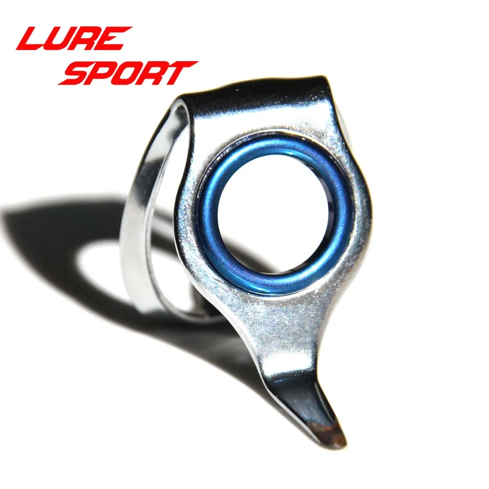 

LureSport 4pcs Heavy Duty LRX guide one-piece frame Blue Ring Rainbow Ring Fishing Rod Building component Repair DIY Accessory