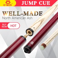 original omin jump cue 13 9mm crystal tip professional ash shaft high quality toughness wear resisting billiard jump cue kit