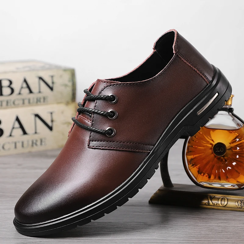 

for hot casual masculino de mens informales cuero 2020 fashion male shoe shoes mens Mens leather flat casuales leisure new men