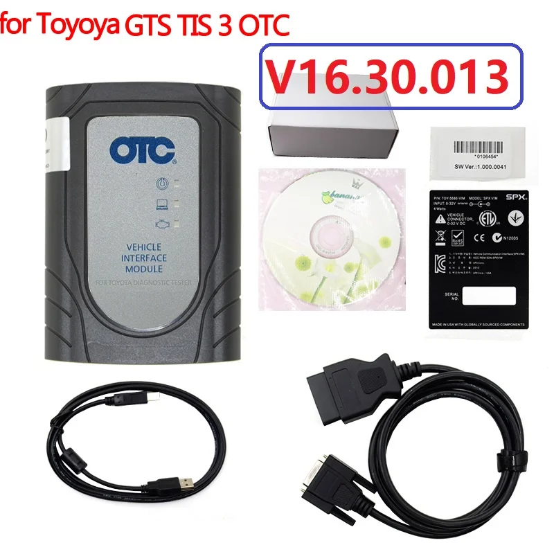 

forToyota cars frash reprogramming OTC TIS3 V17.00.020 diagnostic scanner Global Techstream VIM V16 OTC TIS3 car Diagnostic Tool