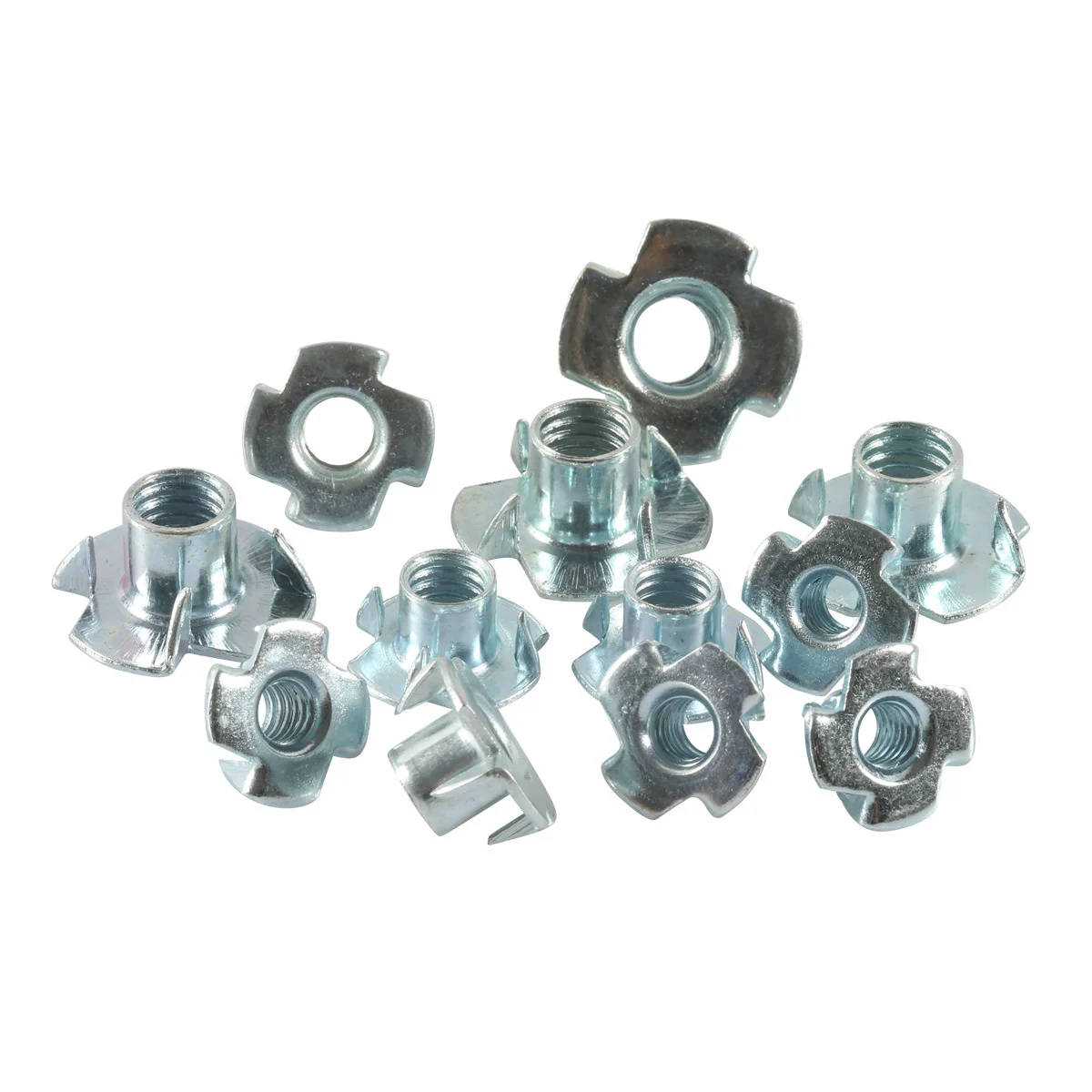 

Оцинкованная дюймовая 1 / 4 5 / 16 3 / 8 четырехкогтевая гайка с зазубринами противоскользящая четырехугловая гвоздь с четырьмя зажимами