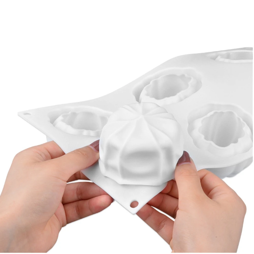 Тыква силиконовые 3D торта Формы для выпечки кухонный мусс инструменты украшения