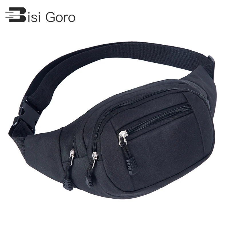 

BISI GORO Sports Running Purse Hip Bum Waist Bag Belt For Women 2021 Fanny Phone Pack Zipper Pouch Chest Bag Multi-pocket