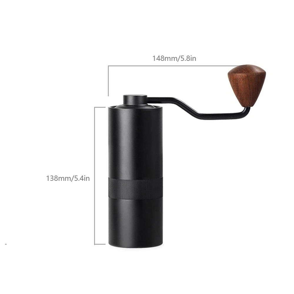 Online Mano-Manovella Grinder, Mano-Spinto Portatile Macinino Da Caffè, Di Alta Qualità Regolabile Macinino Da Caffè Per La Cucina Utensili Di Rettifica