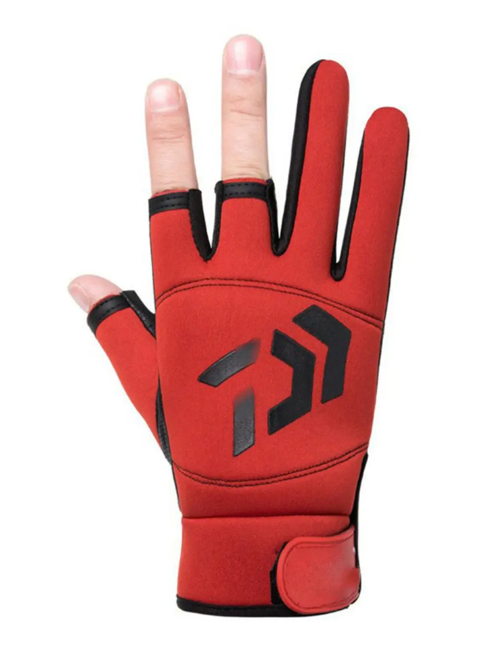 

Мужские рыболовные перчатки, Нескользящие защитные перчатки для рыбалки на открытом воздухе, с тремя пальцами, спортивные рабочие перчатки...